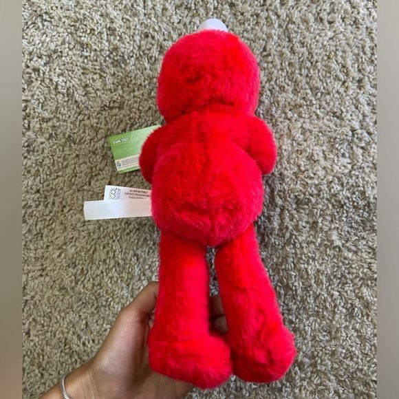 NWT VTG Sesame Street 11” Elmo Doll Cube Nanco Staffed Animal - Picture 3 of 6